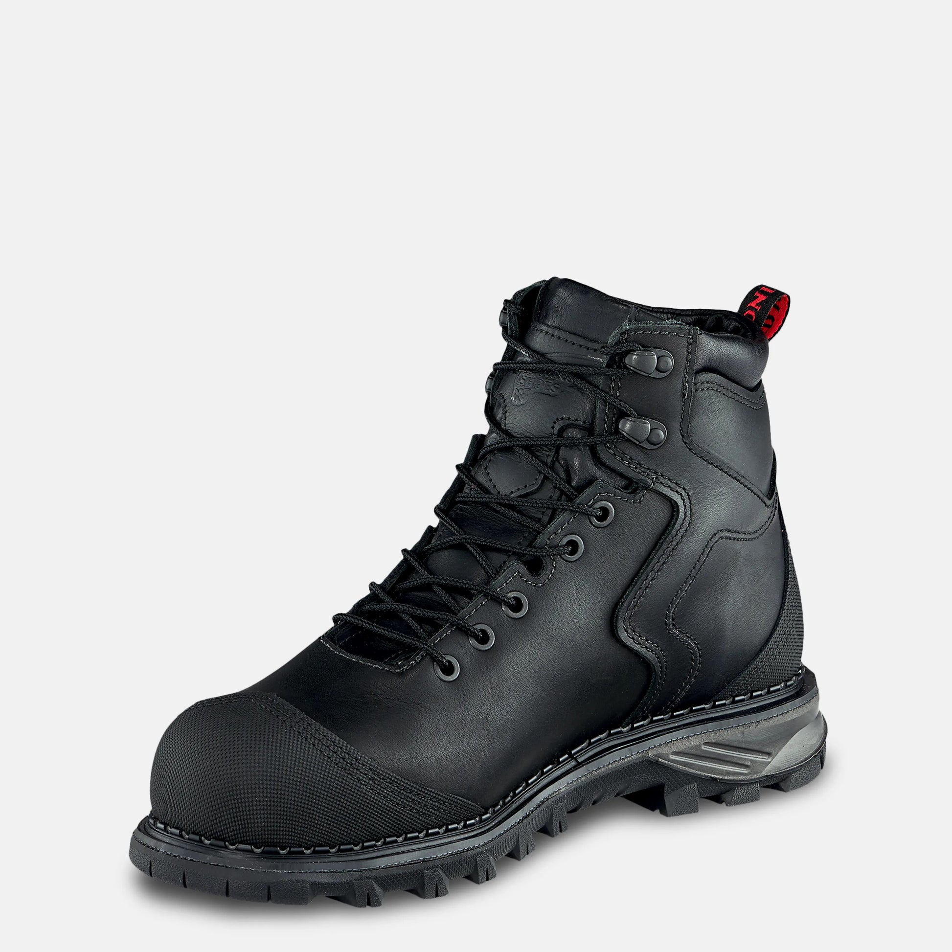 Burnside 6-inch Waterproof Safety Toe Boot Black 2411 - Red Wing Shoes Men