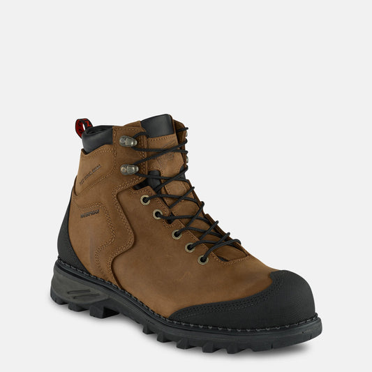 Burnside 6-inch Waterproof Safety Toe Boot Brown 2410 - Red Wing Shoes Men