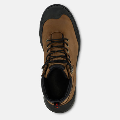 Burnside 6-inch Waterproof Safety Toe Boot Brown 2410 - Red Wing Shoes Men