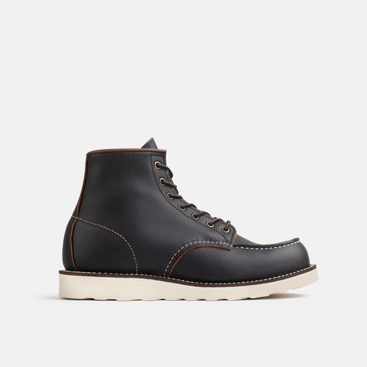 Classic Moc 6-Inch Boot in Black Leather 8849 - Red Wing Shoes Men