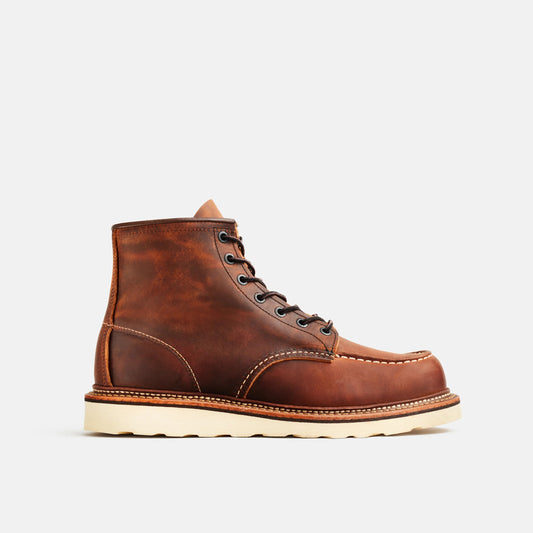Classic Moc 6-Inch Boot in Brown Leather 1907 - Red Wing Shoes Men|Apparel