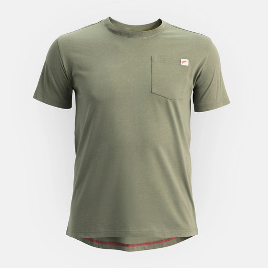 Short Sleeve Pocket T-Shirt in Olive Green 98473 - Red Wing Shoes Men|Apparel