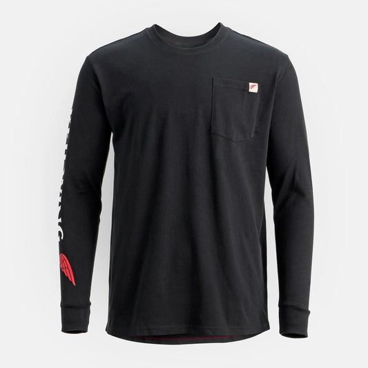 Long Sleeve Classic Pocket Tee in Black 98474 - Red Wing Shoes Men|Apparel