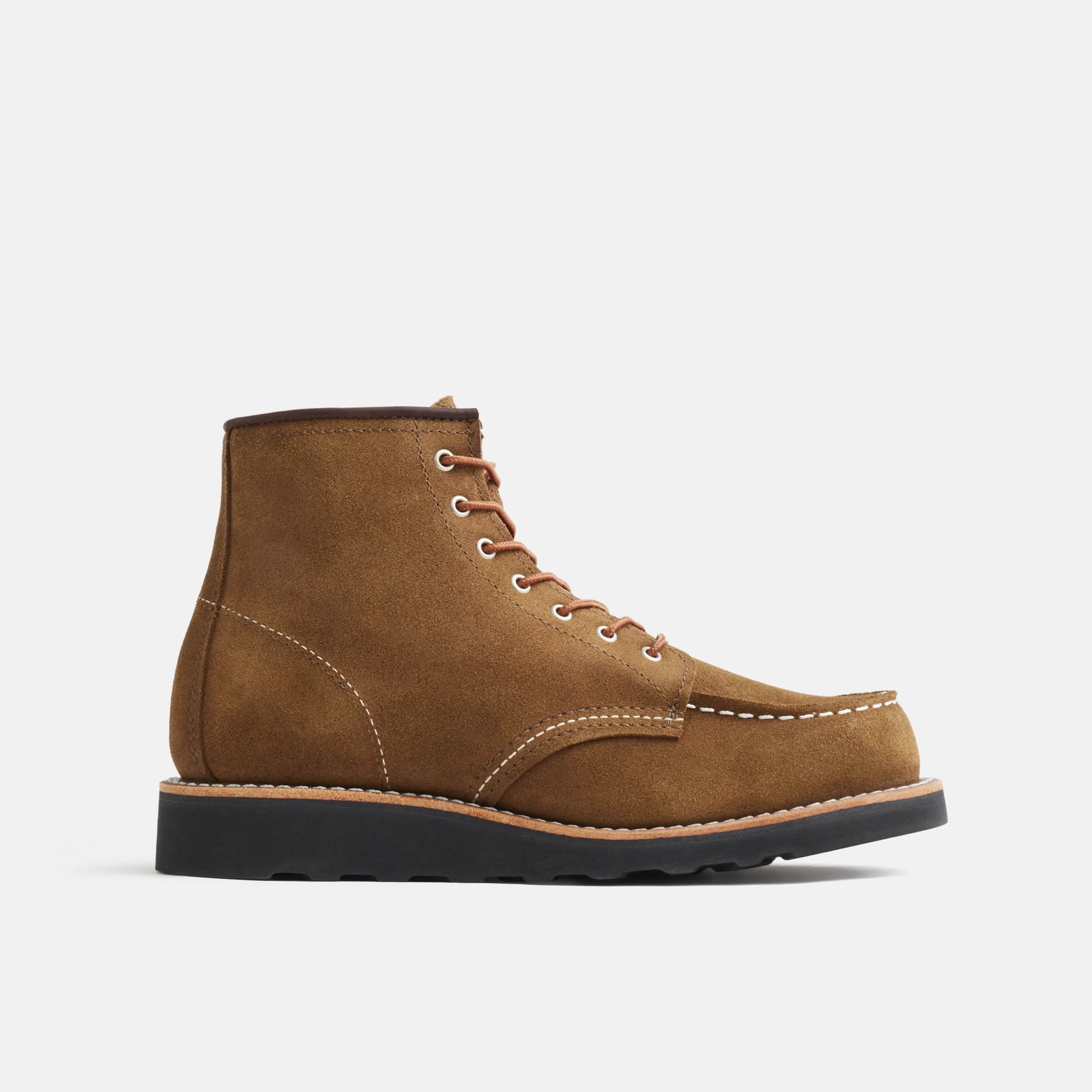 6-Inch Classic Moc Short Boot in Olive Leather 3377 | Red Wing Heritage - Red Wing Shoes Women