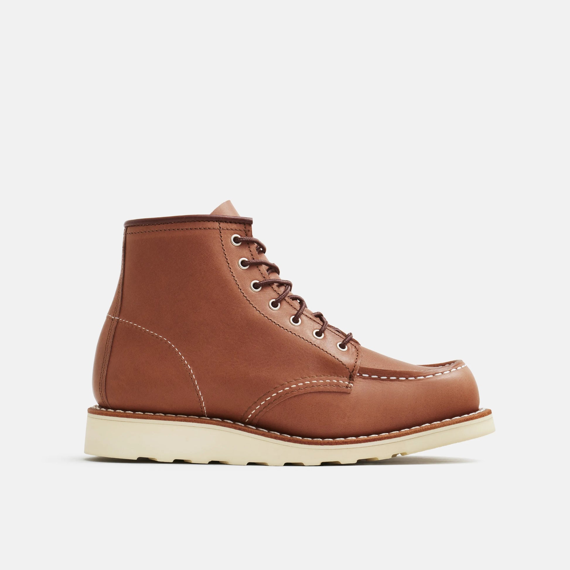 6-Inch Classic Moc Short Boot in Mocha Leather 3426 | Red Wing Heritage - Red Wing Shoes Women