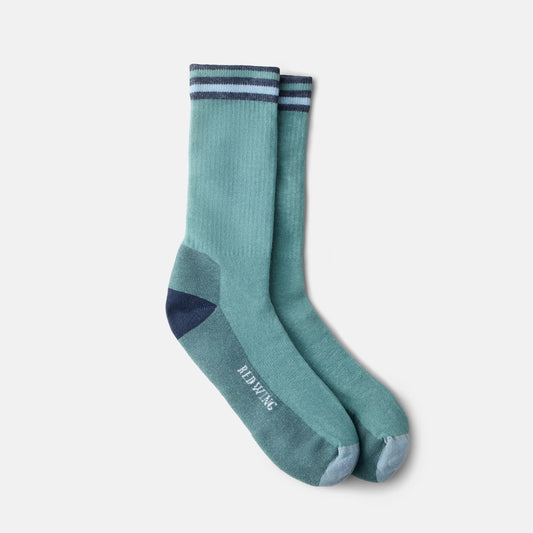 Unisex Vintage Stripe Crew Socks | Red Wing Heritage 97668 - Red Wing Shoes Apparel