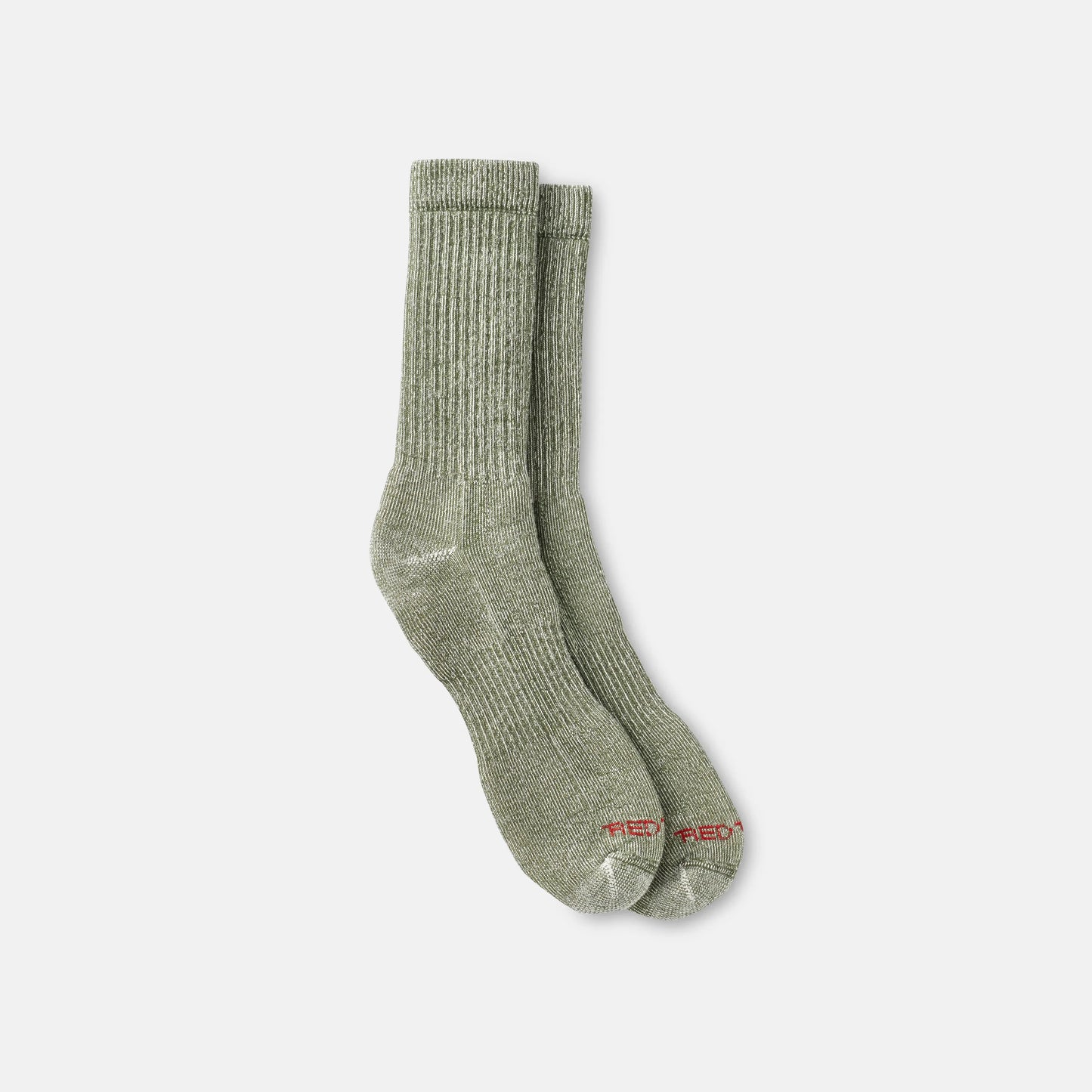 Unisex Full Crew Socks in Olive 97664 | Red Wing Heritage - Red Wing Shoes Apparel