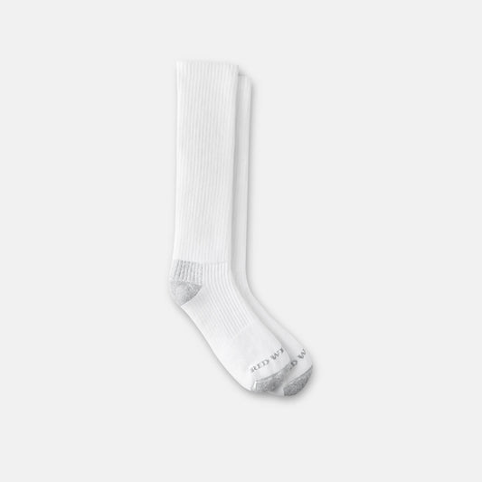 Unisex Cotton Blend Over-the-Calf Sock in White 97274 - Red Wing Shoes Apparel