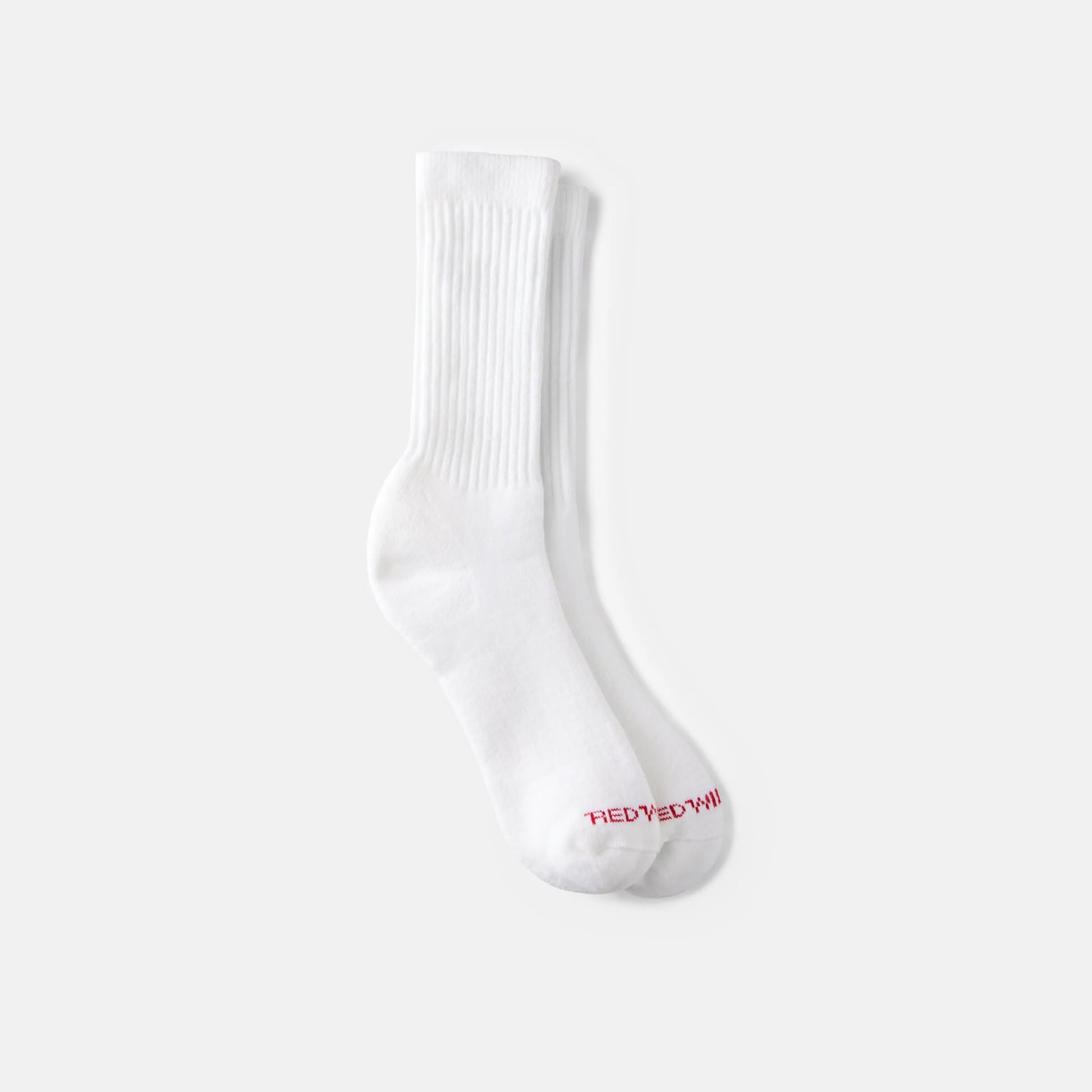 Unisex Acrylic Blend Crew Sock in White 97315 - Red Wing Shoes Apparel