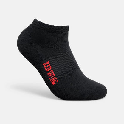Unisex Breeze Nylon Low Cut Crew Sock in Black 97304 - Red Wing Shoes Apparel