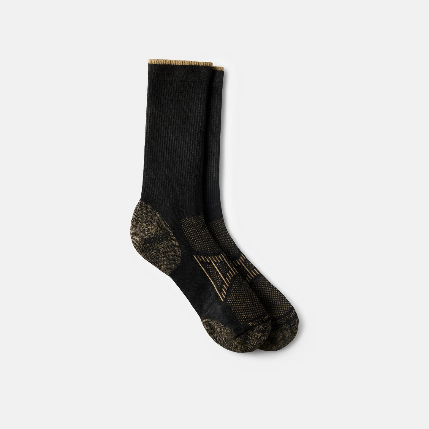Unisex CoolMax® Blend Crew Sock in Black 97397 - Red Wing Shoes Apparel