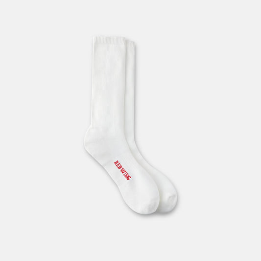 Unisex Breeze Nylon Crew Sock in White 97303 - Red Wing Shoes Apparel