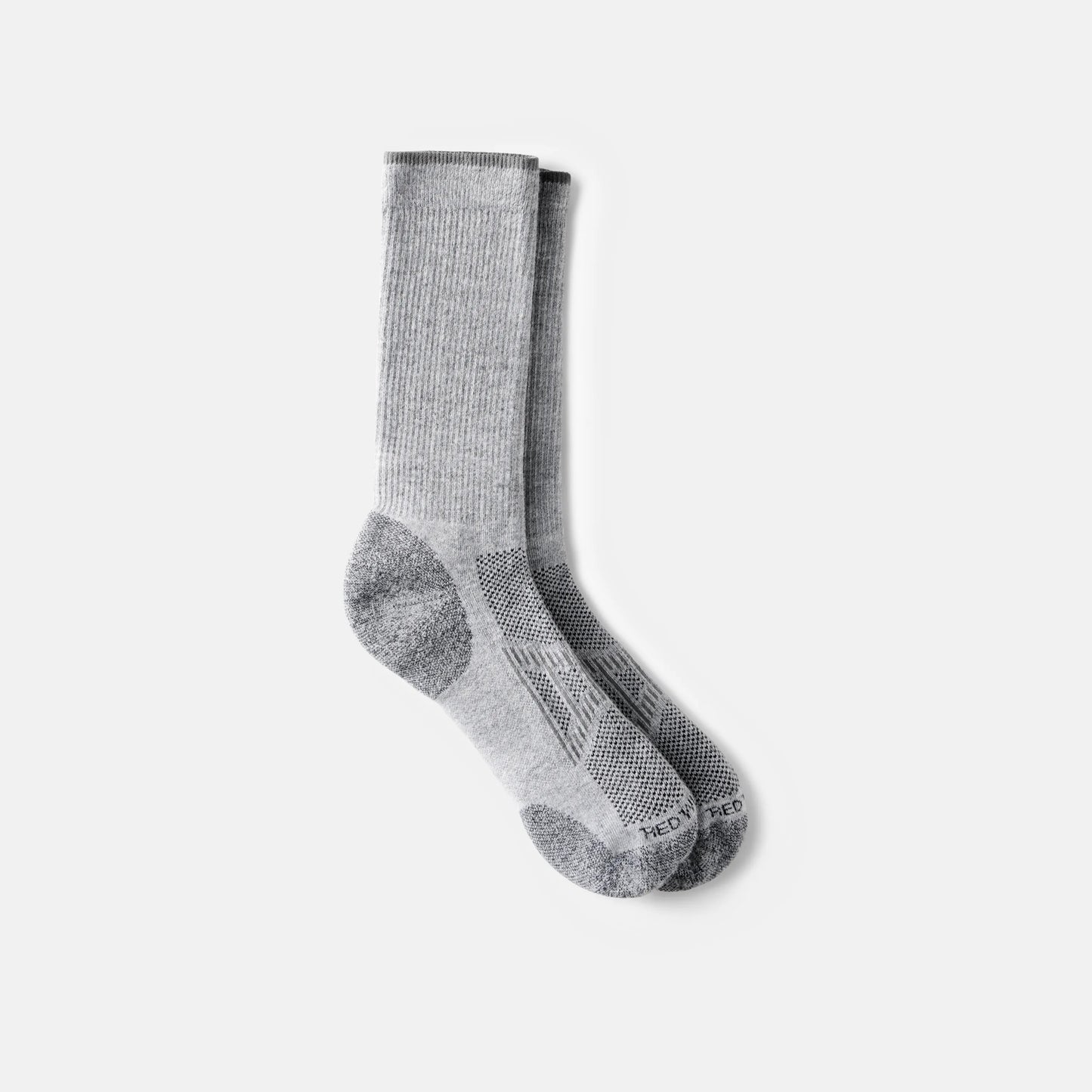Unisex CoolMax® Blend Crew Sock in Gray 97397 - Red Wing Shoes Apparel