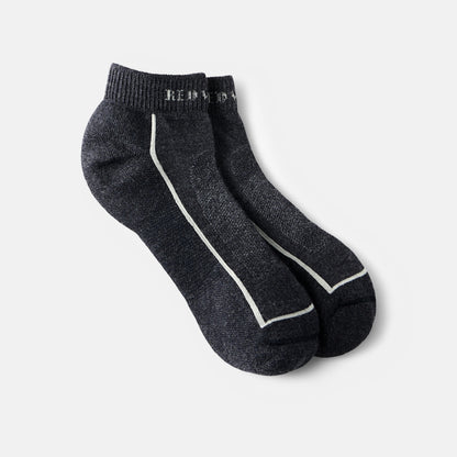 Unisex Steel-Toe Merino Wool Blend Quarter Crew Sock in Black 97393 - Red Wing Shoes Apparel