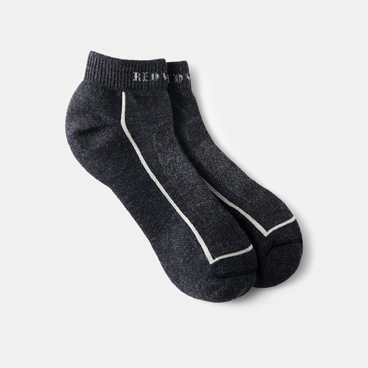 Unisex Steel-Toe Merino Wool Blend Quarter Crew Sock in Black 97393 - Red Wing Shoes Apparel
