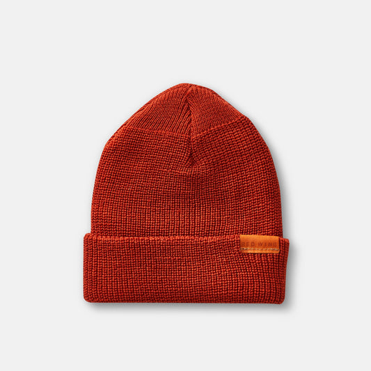 Unisex Merino Wool Knit Hat in Rust 97497 | Red Wing Heritage - Red Wing Shoes Apparel