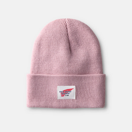 Unisex Kids Cuffed Beanie Hat in Pale Rose 98051 - Red Wing Shoes Apparel